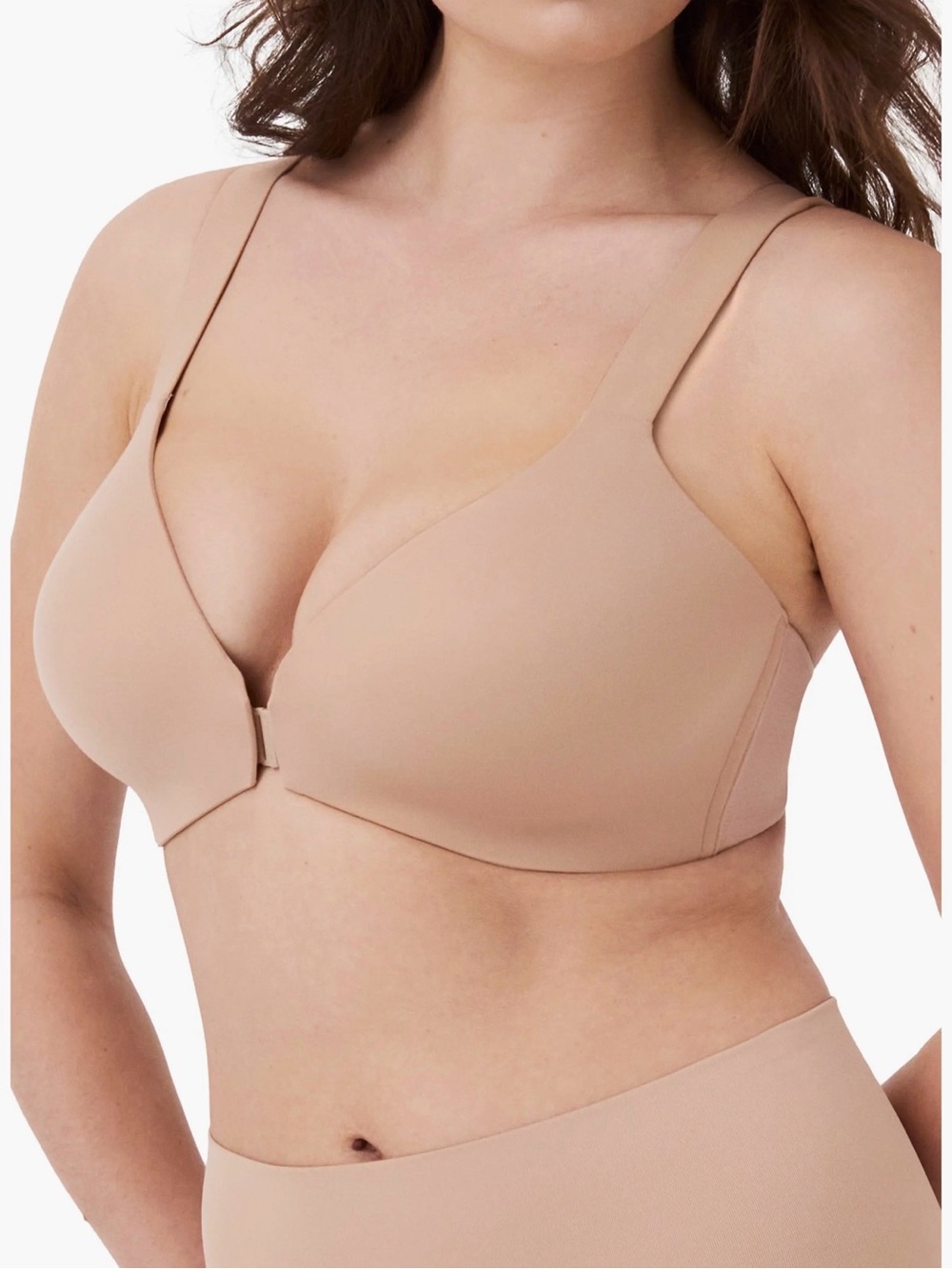 SPANX Smooth  Bra-llelujah Wireless Bra - Nude-beige Sz 36D - Picture 4 of 8